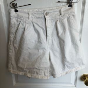 Dynamite High-Waisted White Denim Shorts